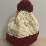 NFL Arizona Cardinals cable Knit womens hat burgundy-beige hat one size Photo 3