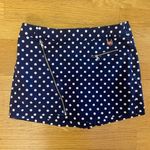 Sgf 67 Navy Polka Dot Golfing Preppy Outdoor Tennis Prep Pickleball Skort Blue Photo 0