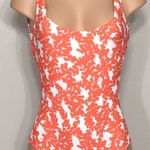 Rachel Pally one piece orange & white swimsuit. New Photo 0