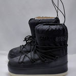Steve Madden  Womens Y2K Moon Boot Size 9/10 Black Snow Boots Winter Streetwear Photo 0