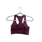 Anthropologie Allfenix Liquid Leopard Sports Bra (2) Maroon & Teal Size Small Photo 1