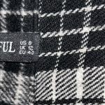 Zaful  Black and White Checkered Bomber Jacket Photo 9