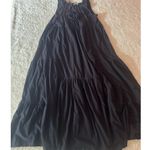 Free People  Beach Black Maxi‎ Dress Size Medium Photo 1
