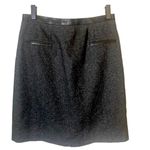 Rebecca Taylor  Wool Pencil Skirt Women Small Tailored Tweed Herringbone Classic Photo 1