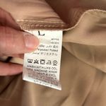 Khaki Boho Festival Maxi Dress Square Neck Ruffle Hem Size Large Tan Photo 11