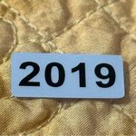 Kiko Women’s Size M Muted Yellow 100% Silk Quilted Full Zip Up Vest Size M Photo 7