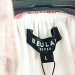 Beulah Floral Ruffle Trim Lined Tiered Dress, Size Large Photo 1