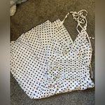 Y2K Polka Dot Halter Dress White Size M Photo 0