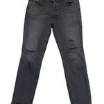 AGOLDE  Jeans Womens 32 Washed Black Nico Slim High Rise Distressed Stretch Photo 0