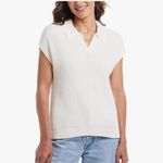 Weatherproof Vintage Cotton Cap Sleeve Sweater Photo 4