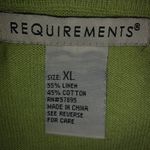 Requirements  XL Lime Sweater Top Plus Photo 1