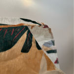 Cynthia Rowley ‎ Short Sleeve 100% Linen Floral Print T-Shirt Tee Top Size 1X Photo 2