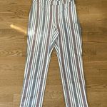 Free People  Cropped Striped Pants Photo 1