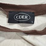 Cider Adventurer College Cropped Short Sleeve Tee Shirt Women’s Large Photo 1