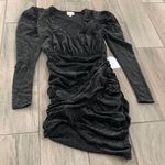 Song of style black lurex dress Size XXS Photo 4