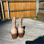 Seychelles Lace Up Irresistible Leather Combat Boot Pink Nubuck 10 Photo 6