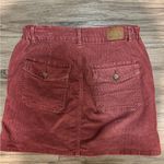 American Eagle  Outfitters Red Corduroy Mini Skirt Photo 1