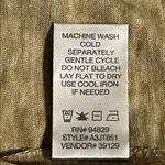 Buckle  BKE small short sleeve solid t-shirt heathered green blue trim semi sheer Photo 8