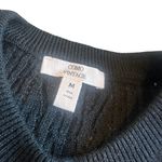 Como vintage  Black Classic Stretchy Pullover Sweater Crew Neck Size Medium Women Photo 8