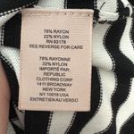 Philosophy NWT Woman 1X Plus Black White Stripe Pullover Sweater Intarsia Photo 8