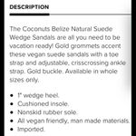 Coconuts by Matisse 💕💕 Belize Suede Wedge Sandals Photo 6