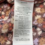 Madewell Rhyme Mini Floral Keyhole Blouse Top V-Neck Cropped Boxy Flowy Size XXS Photo 9