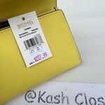Michael Kors Sunshine Carmen Medium Trifold Leather Wallet Photo 6