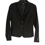 J.Crew  Suiting Black Lightweight Wool Lined Blazer Size 0 Photo 1