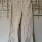 Marine layer High-Waisted Cream Wide-Leg Pants Photo 3