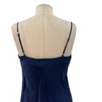 Aritzia Wilfred Only Ruched Slip Dress Mini Sleeveless Navy Blue Size XS Photo 9