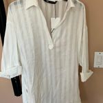 ZARA STRIPED FABRIC SHIRT Photo 3