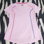 FILA Sports space dye Athletic tee Shirt top Athletic activewear sportswear gym workout yoga Photo 0