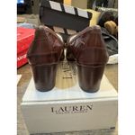 Ralph Lauren Lauren Women Winslet Crocodile-Embossed Leather Pump Loafer 6 Photo 5