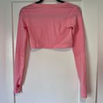 P’tula pink cropped exercise top Photo 1