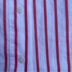 Brooks Brothers  Red and White Striped Cotton Blouse Top 16 Photo 7