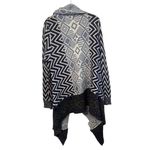 Faded Glory  Boho bohemian waterfall knit open front cardigan duster sweater Photo 1