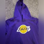 Halara Los Angeles Lakers‎ Hoodie Purple Pullover NBA Basketball Graphic Sweatshirt Photo 1