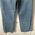 joe's jeans High Rise Wide Leg Raw Hem Light Wash Denim Size 31 Photo 5