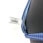 ONIA Alexa Bikini Top Blue Check S? Photo 3