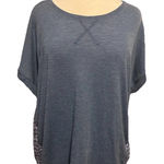 Wild Blue XL  X Sadie Robertson Blue T Shirt Lightweight Scarf Mediterranean Photo 0