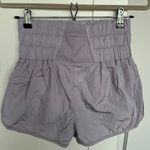 Free People Movement Lavender The Way Home Logo Shorts, Size S, Like New Purple Photo 1