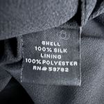 Adrianna Papell Blouse Women Medium Black Allover Sequin Silk Party Event Photo 6