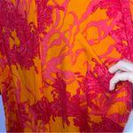 ModaPosa Gabriella Tunic Dress Big Coral Orange Fuchsia Women Size XL Beach Chic Photo 3