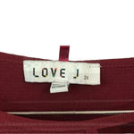 Love j  2XL burgundy blouse Photo 3