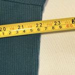 Maurice's Women's Green Solid Waffle Knit Heartland Henley Fleece Tee, NWT 1X #‎ Size XL Photo 5