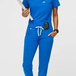 FIGS Blue Scrub Set with Jogger Pants blue fig scrubs size small/XS Zamora/caterina Photo 0