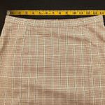 Gap Brown Plaid Cotton Blend Stretch Knee Length Casual A-Line Skirt Size 4 Photo 10