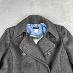 J.Crew  Womens Jacket Pea Coat Grey Wool Blend Size M Medium Photo 1