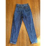 Vintage PS Gitano Jeans Womens 14 Long Blue High Waisted Tapered Acid Wash 90s Photo 1