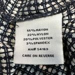 Tommy Hilfiger Pants Womens 12 Navy Blue White Patterned Classic Office Capsule Photo 8